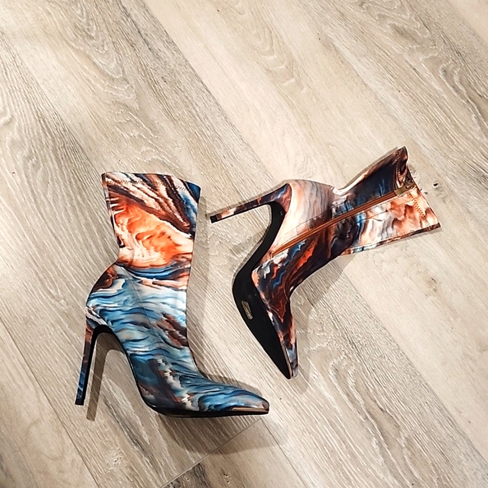 SIMMI GIRL marble booties